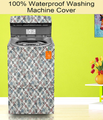 RELOOK INDUSTRIES Top Loading Washing Machine  Cover(Width: 58 cm, Grey)