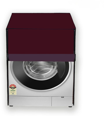 Amodori Front Loading Washing Machine  Cover(Width: 61 cm, Maroon)