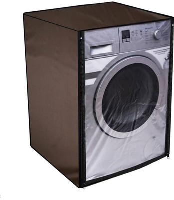 KingMatters Front Loading Washing Machine  Cover(Width: 63 cm, BROWN)