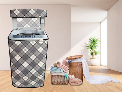 GURU ISHMA Top Loading Washing Machine  Cover(Width: 58.42 cm, grey)