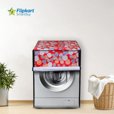 Flipkart SmartBuy Front Loading Washing Machine  Cover(Width: 61 cm, Orange Blue)