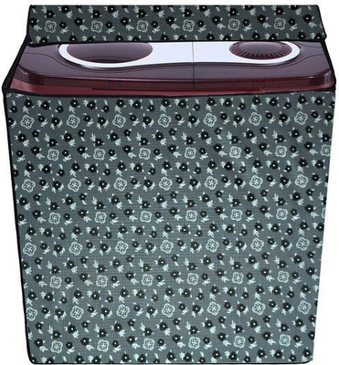 Decorly Furnishings Semi-Automatic Washing Machine  Cover(Width: 90 cm, Multicolor)