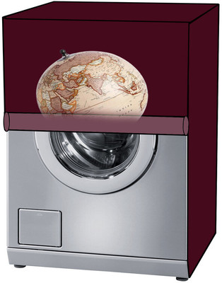 KVAR Front Loading Washing Machine  Cover(Width: 69 cm, Maroon)