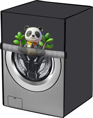 Amodori Front Loading Washing Machine  Cover(Width: 61 cm, Grey, Green)
