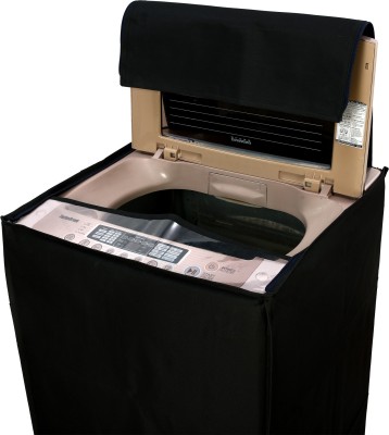 Fhimer Top Loading Washing Machine  Cover(Width: 56 cm, Black)