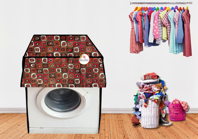 GURU-ISHMA Front Loading Washing Machine  Cover(Width: 53.34 cm, brown)