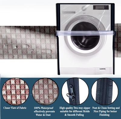 SAVEIT Front Loading Washing Machine  Cover(Width: 62 cm, Multicolor)