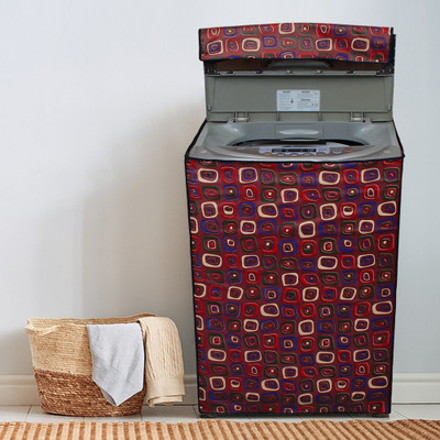 Dream Care Top Loading Washing Machine  Cover(Width: 58.42 cm, Brown, Blue)