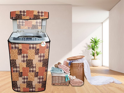 GURU ISHMA Top Loading Washing Machine  Cover(Width: 58.42 cm, brown)