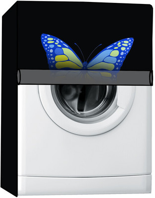 KVAR Front Loading Washing Machine  Cover(Width: 68 cm, Black)