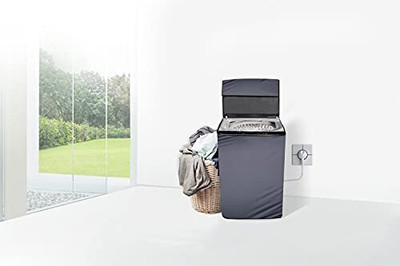 Stylista Top Loading Washing Machine  Cover(Width: 56 cm, Grey)