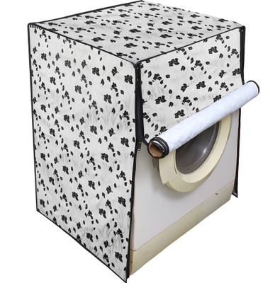 KingMatters Front Loading Washing Machine  Cover(Width: 63 cm, White)