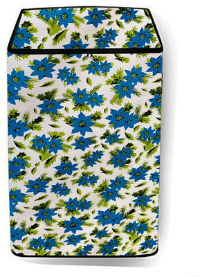 SAVEIT Top Loading Washing Machine  Cover(Width: 99 cm, Blue, Off White)