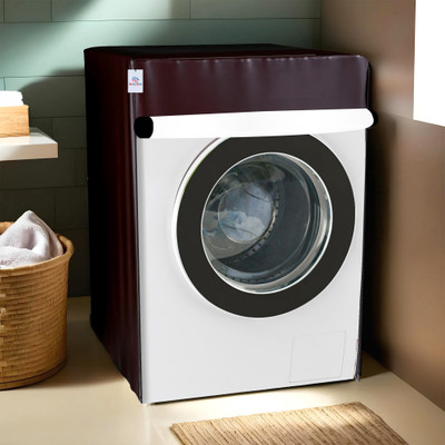 Heart Home Front Loading Washing Machine  Cover(Width: 60 cm, Maroon)