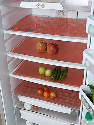 HOMESTIC Fridge Mat(Width: 48 cm, Red)