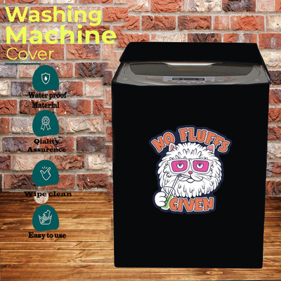 KVAR Top Loading Washing Machine  Cover(Width: 64 cm, Black)