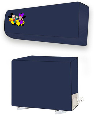 ME AND ME Air Conditioner  Cover(Width: 122.3 cm, Blue)