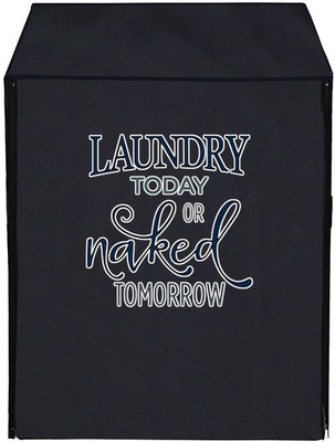 Archistylo Front Loading Washing Machine  Cover(Width: 72 cm, Black)