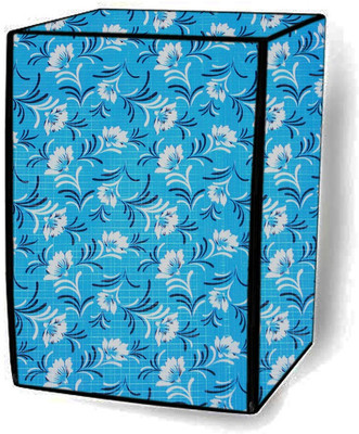 SAVEIT Front Loading Washing Machine  Cover(Width: 61 cm, Sky Blue, White)