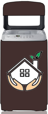 KVAR Top Loading Washing Machine  Cover(Width: 67 cm, Brown)