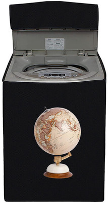 Delideal Top Loading Washing Machine  Cover(Width: 60 cm, Black)
