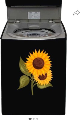 REKARDO Top Loading Washing Machine  Cover(Width: 59 cm, Black & Multi)