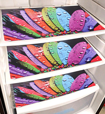 KUBER INDUSTRIES Fridge Mat(Width: 46 cm, Multi)