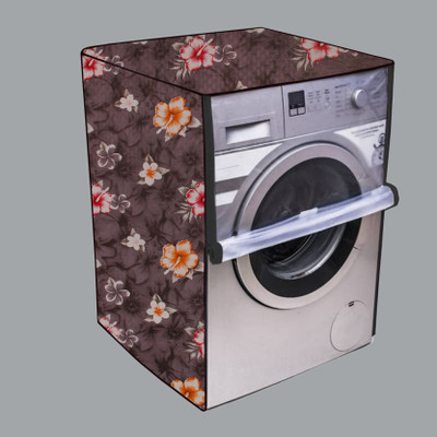 Nitasha Front Loading Washing Machine  Cover(Width: 64 cm, Purple, Red)