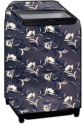 Delideal Top Loading Washing Machine  Cover(Width: 69 cm, Gray, Blue)