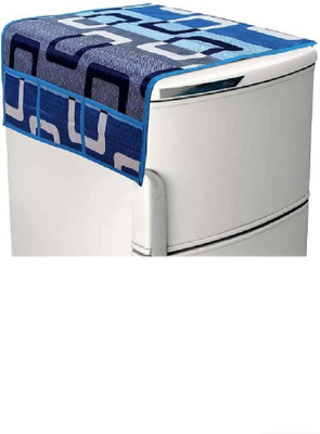 Crosmo Refrigerator  Cover(Width: 56 cm, multicolor)