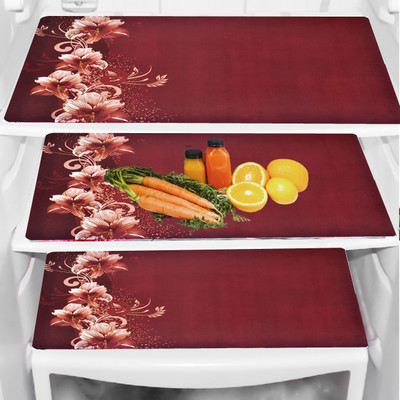 SANRAKSSHAN Fridge Mat(Width: 32 cm, Multicolor)