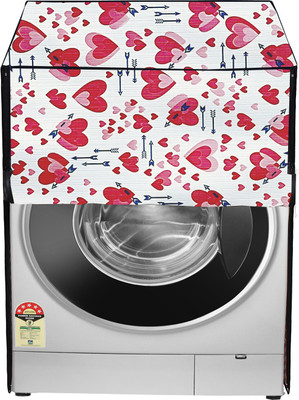 JM Homefurnishings Front Loading Washing Machine  Cover(Width: 75 cm, Multicolor)