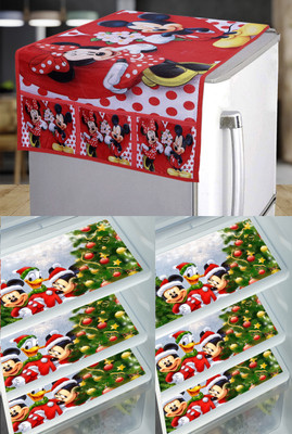 Flipkart SmartBuy Refrigerator  Cover(Width: 53 cm, Black)