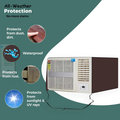 Hizing Top Loading Washing Machine  Cover(Width: 69.75 cm, Brown)