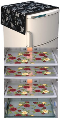 Crosmo Refrigerator  Cover(Width: 53 cm, Multicolor)