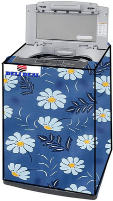 Delideal Top Loading Washing Machine  Cover(Width: 52 cm, Gray, White)