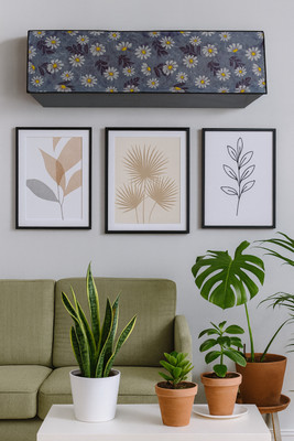 Flipkart SmartBuy Air Conditioner  Cover(Width: 112 cm, Blue)