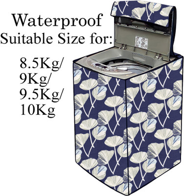 Declooms Top Loading Washing Machine  Cover(Width: 61 cm, Navy Blue)