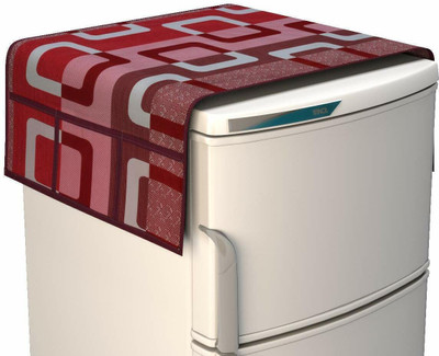 Bellus Refrigerator  Cover(Width: 53.3 cm, Red)