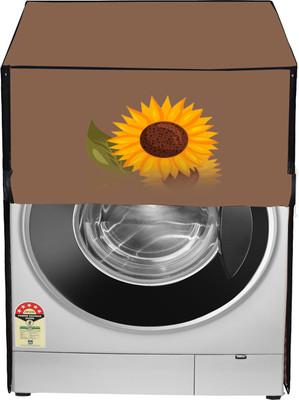 Delideal Front Loading Washing Machine  Cover(Width: 66 cm, Beige)