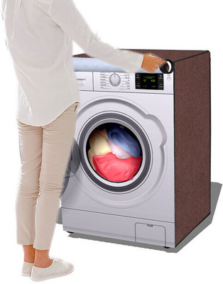 Decorly Furnishings Front Loading Washing Machine  Cover(Width: 64 cm, MALTICOLOUR)