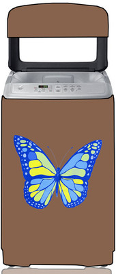 KVAR Top Loading Washing Machine  Cover(Width: 54 cm, Beige)