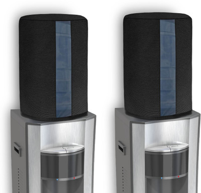 Cranique Water Dispenser  Cover(Width: 26.5 cm, Black Pack of 2)