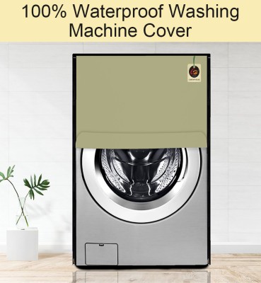 Comfort House Front Loading Washing Machine  Cover(Width: 58.42 cm, Khaki)