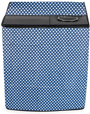 Nitasha Semi-Automatic Washing Machine  Cover(Width: 82 cm, blue, white)