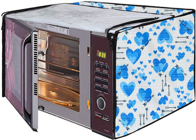 Crosia Craft Microwave Oven  Cover(Width: 87 cm, Blue)