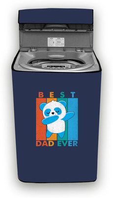 Hizing Top Loading Washing Machine  Cover(Width: 44 cm, Blue, White)