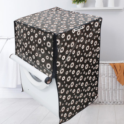 Casadiasi Front Loading Washing Machine  Cover(Width: 63 cm, Black, White)