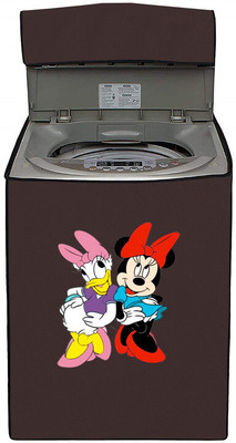 Delideal Top Loading Washing Machine  Cover(Width: 60 cm, Brown)