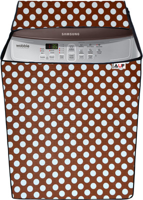 Crosia Craft Top Loading Washing Machine  Cover(Width: 63.7 cm, Brown)